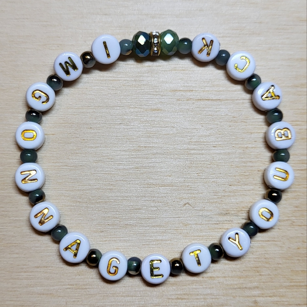 imgonnagetyouback- Taylor Swift Friendship Bracelet, Size 7"